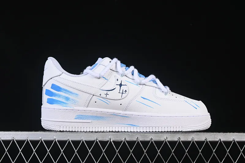 All categories Nk Air Force 1 Air Force series Nk Air Force 1 Low Air Force low-top Nike Air Force 1'07 Low "Sagittarius" Hand-painted graffiti Twelve constellations series Sagittarius Air Force One low-top casual sneakers Constellation 11231221